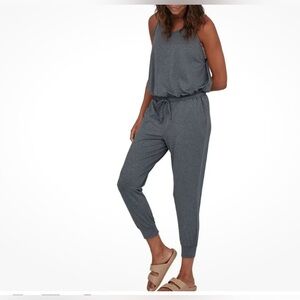 Patagonia Seabrook Jumpsuit Women's M Plume Grey Stretch Hiking Athleisure NWT